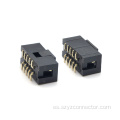 Conector de cabecera de caja de paso de 2,54 mm SMT 10P